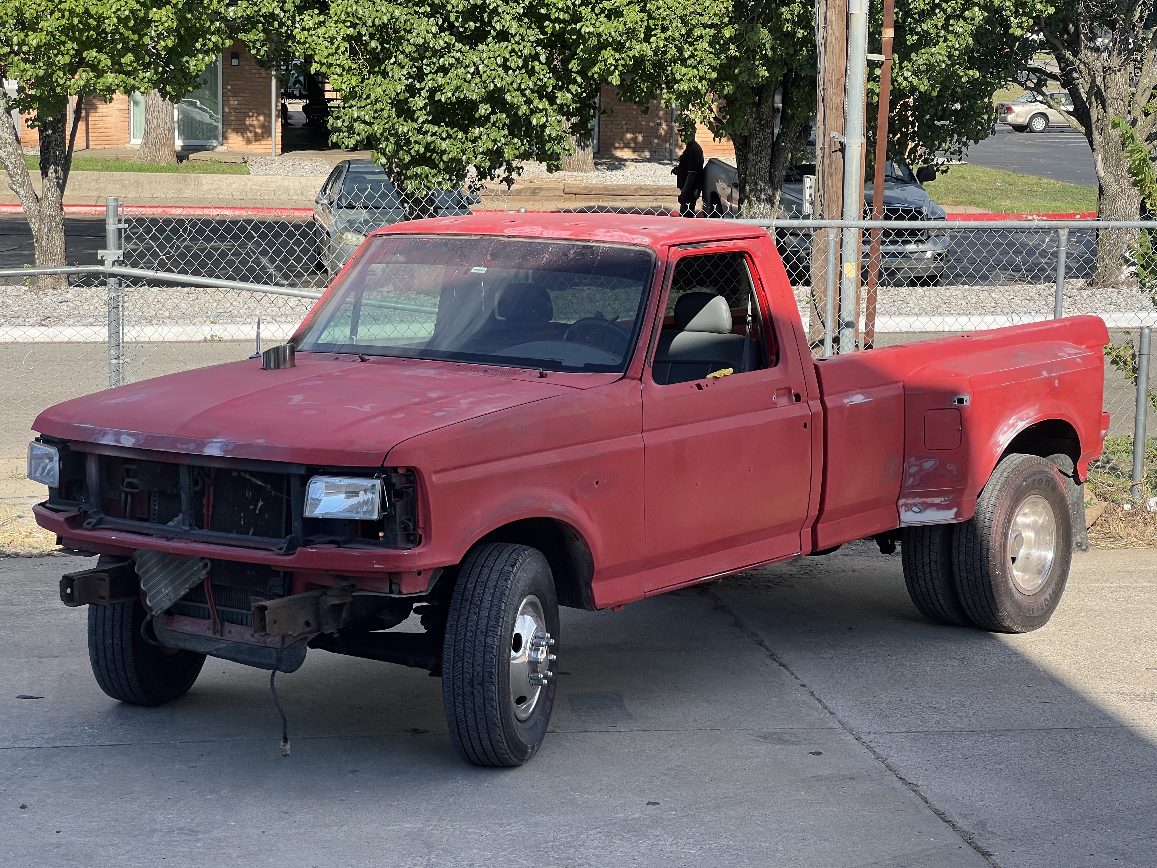 Ford truck before restoration